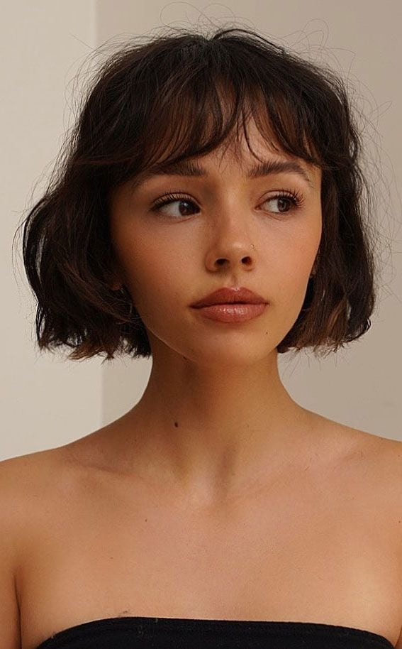 Estilo de cabello french bob