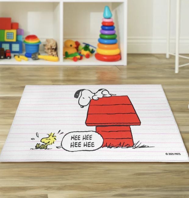 Tapete Con Estampado De Snoopy, Peanuts
