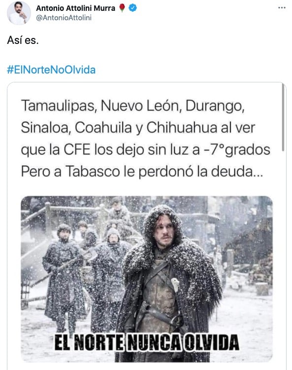 Tuit de Antonio Attolini