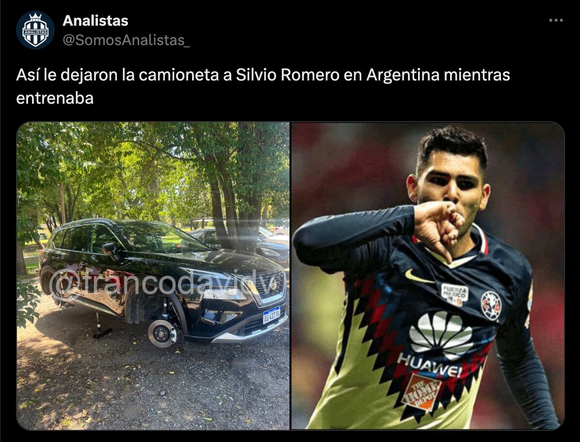 Silvio Romero, ex del América
