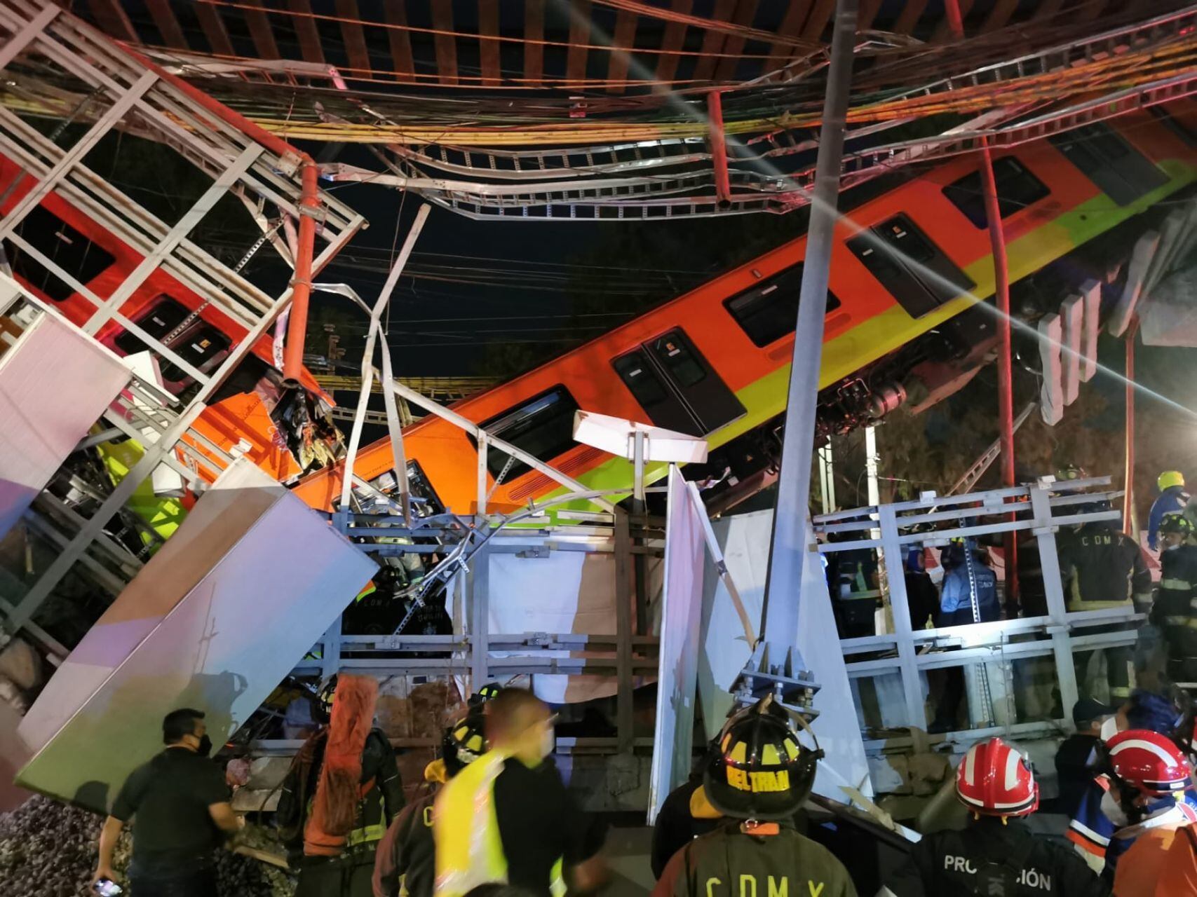 Accidente en Metro de la Línea 12