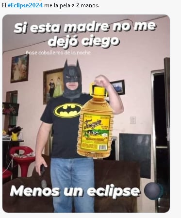 Memes del eclipse solar del 8 de abril.