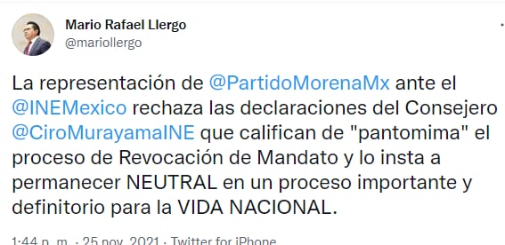 Morena INE