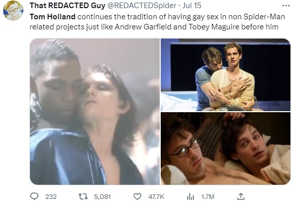Reacciones a la escena viral de Tom Holland y Elijah Jones en The Crowded Room