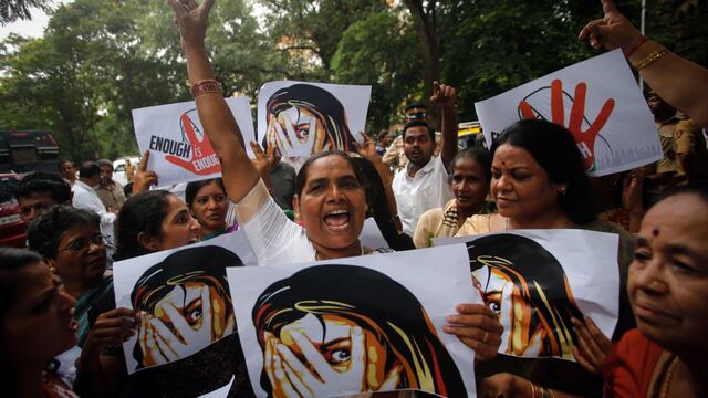 Protesta en India.