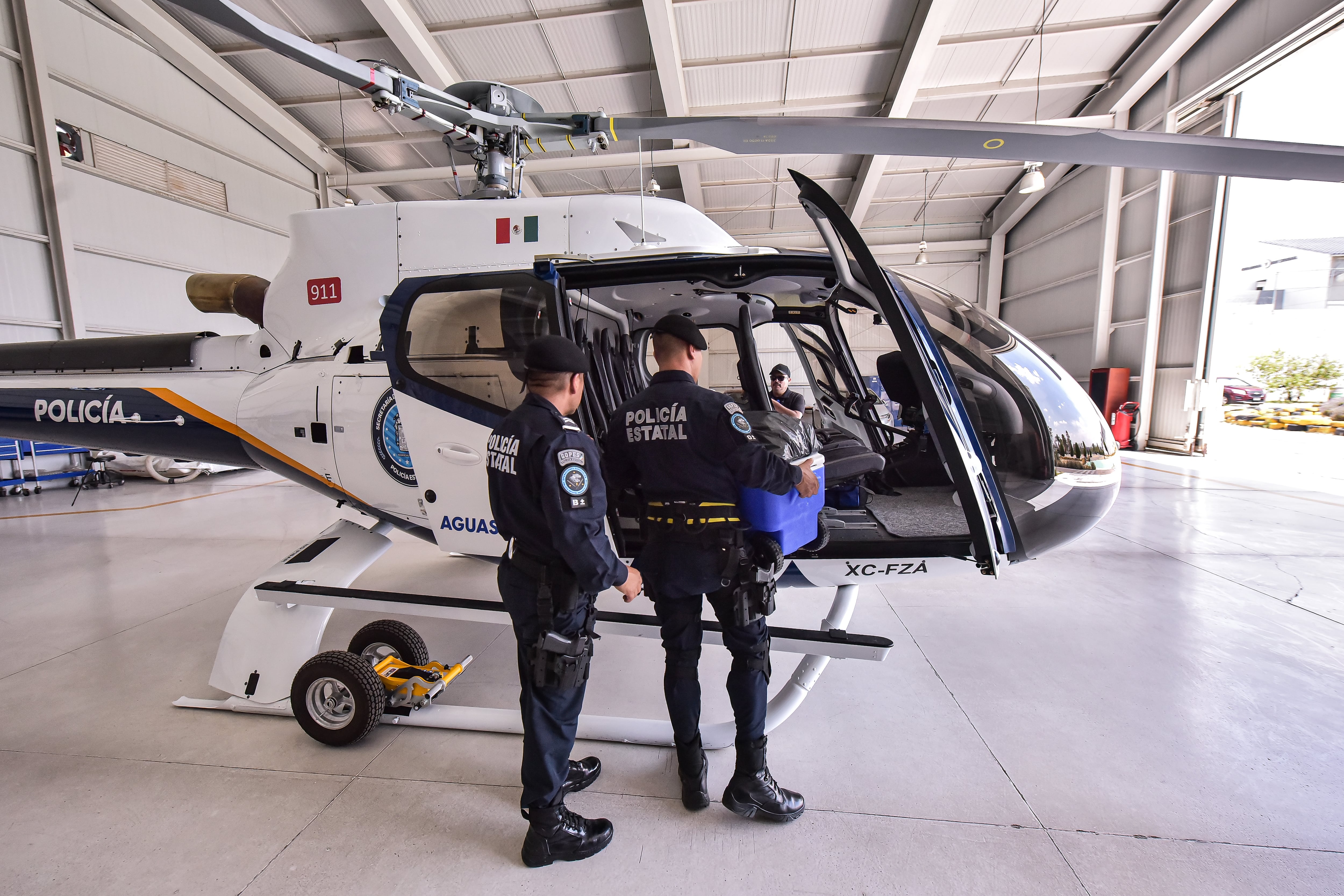 Helicóptero y personal médico de Aguascalientes trasladan dos riñones desde Durango