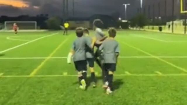 Thiago Messi hizo su debut con el Inter Miami Sub-12.