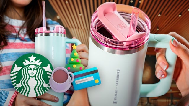 Este es el nuevo termo Stanley de Starbucks para diciembre 2024