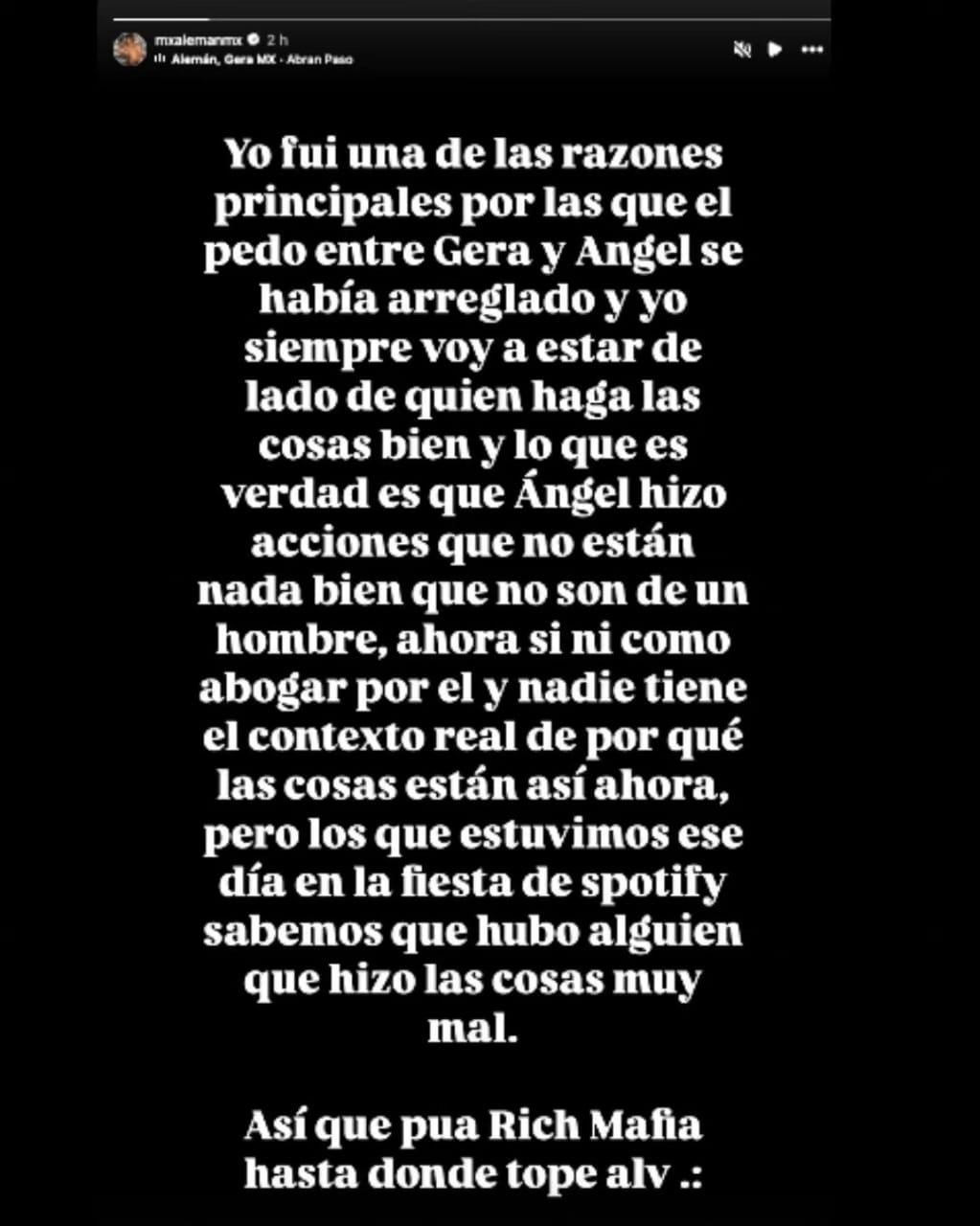 Santa Fe Klan y las amenazas en contra de un cercano a Gera Mx
