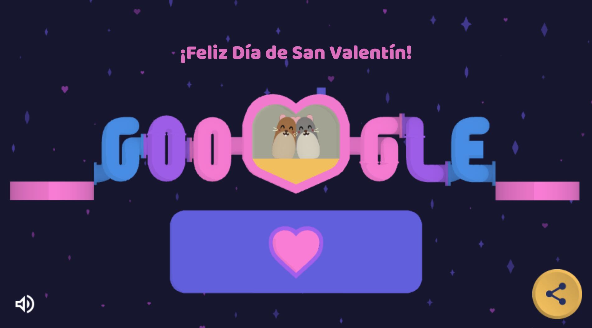 Doodle de Google por el Día de San Valentín