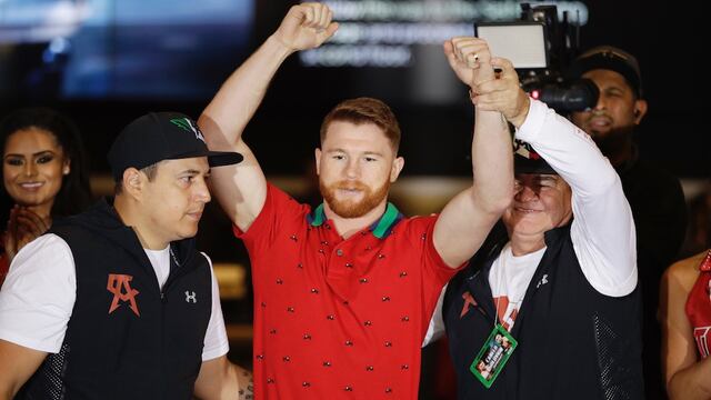 'Canelo' Álvarez llegó esta tarde a Las Vegas