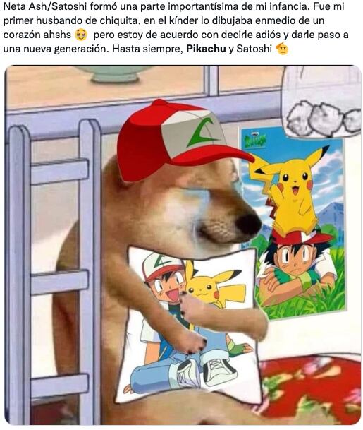 Memes se despiden de Ash Ketchum y Pikachu