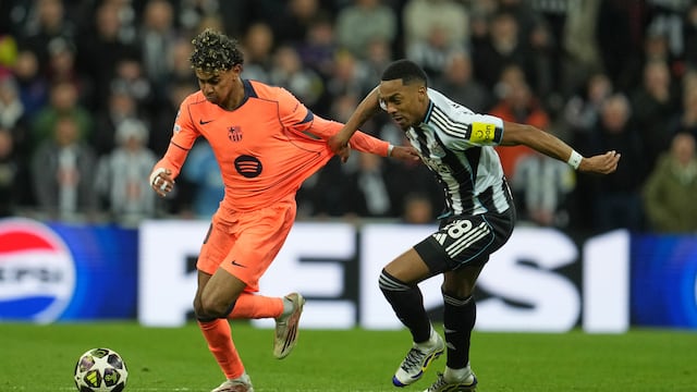 Barcelona rescata empate ante Newcastle en la ida de octavos de Champions League.
