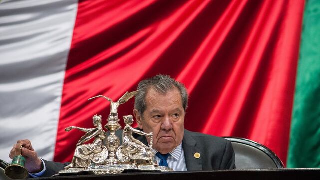 Porfirio Muñoz Ledo, presidente de la Mesa Directiva de la Cámara de Diputados