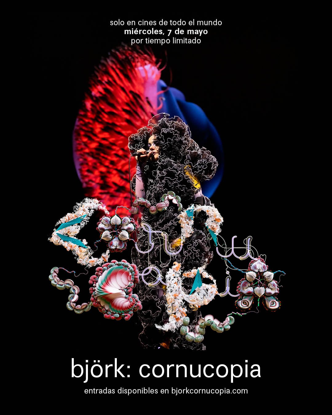 Cornucopia de Björk en Cinemex
