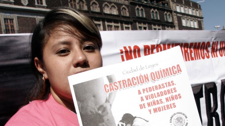 Castración química. Demanda en México.