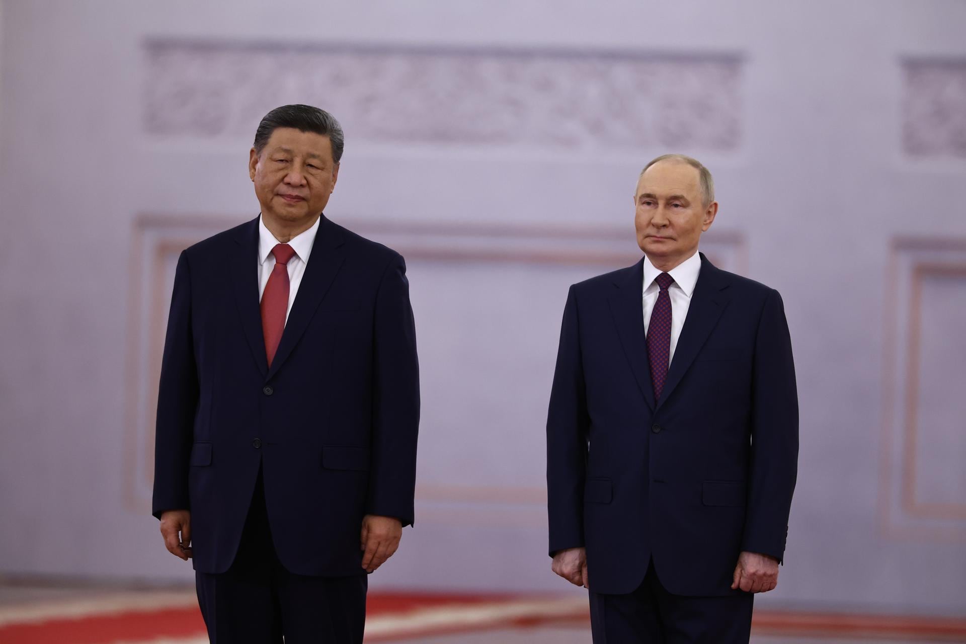 Vladimir Putin y Xi Jinping presidentes de Rusia y China