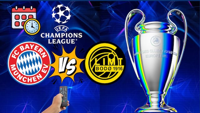Bayern Múnich vs Bodo/Glimt: Fecha, horario y canal para ver el partido de la Champions League.