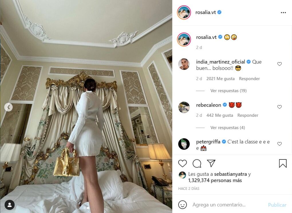 Rosalía y su bolso de pene