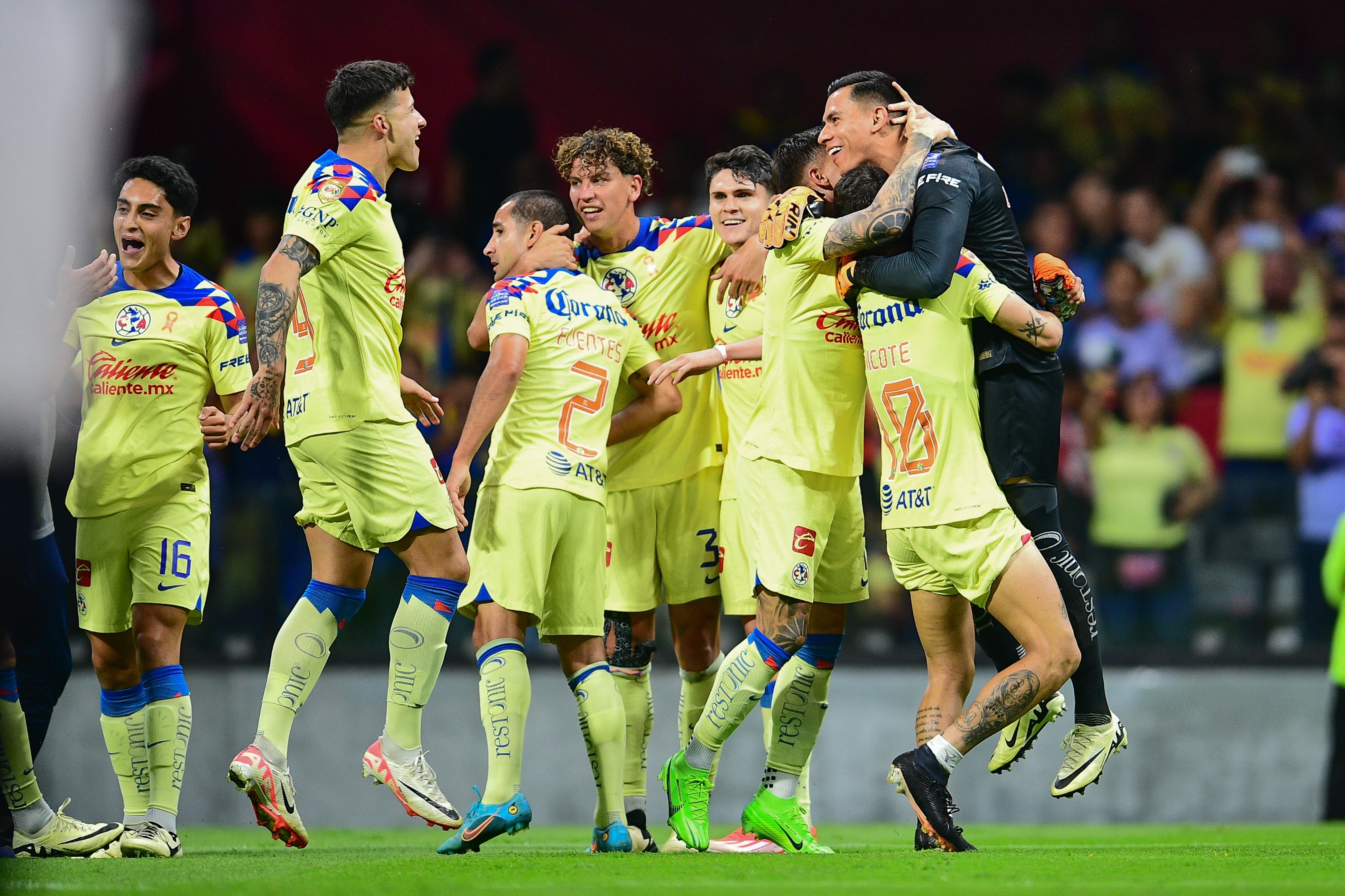 Club América celebró el pase a la final de la Liga MX.