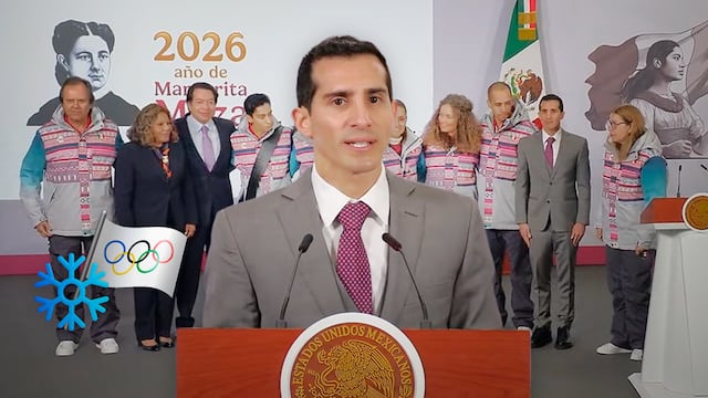 Rommel Pacheco presenta a la delegación para Milano Cortina 2026.