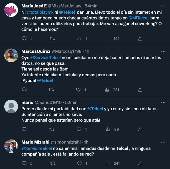 Usuarios reportan múltiples fallas en servicio Telcel