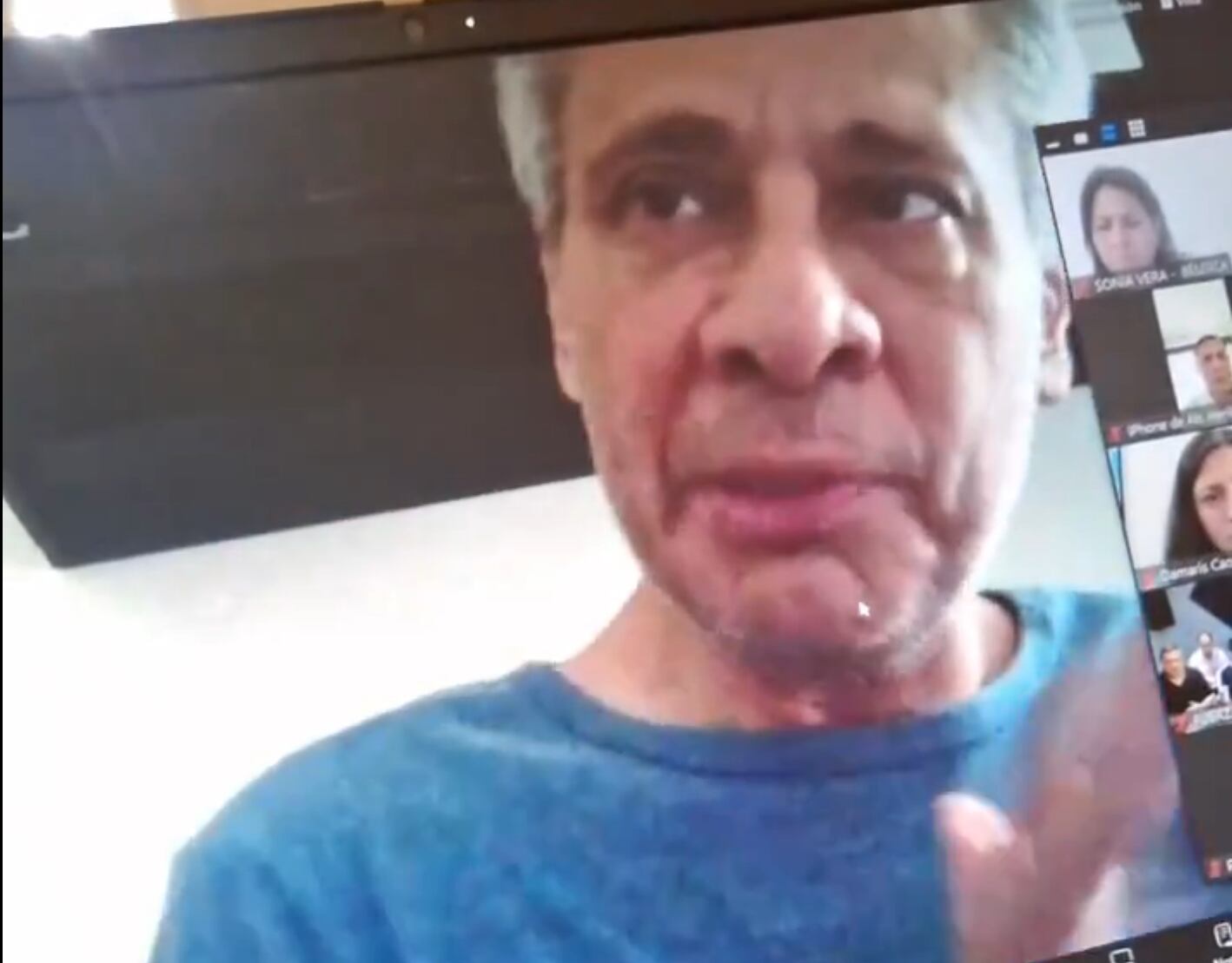 Jorge Glas reaparece en videollamada con su abogada