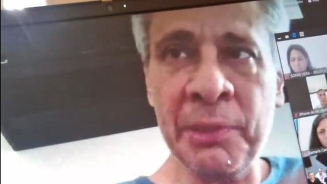 Jorge Glas reaparece en videollamada con su abogada