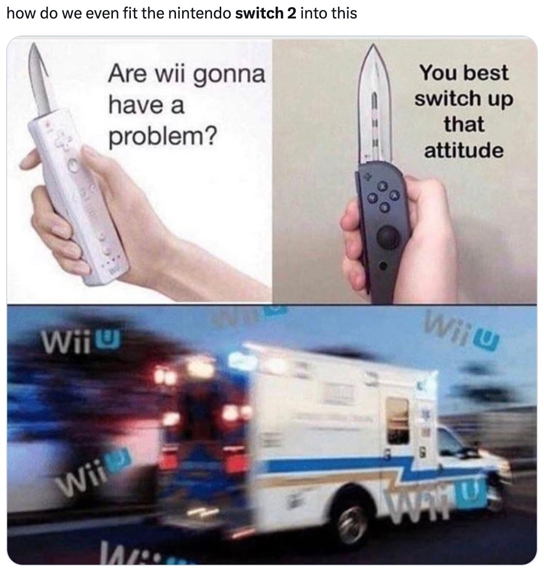 Memes del lanzamiento de la Nintendo Switch 2
