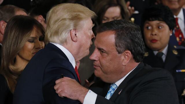 Chris Christie y Donals Trump