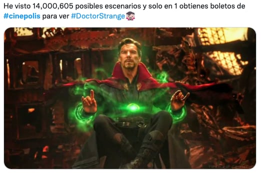 Memes sobre la preventa de boletos para 'Doctor Strange'