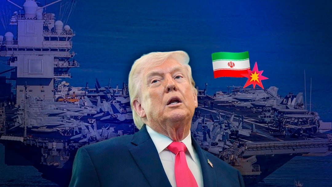 Trump admite consecuencias en Estados Unidos por ataque iraní al USS Gerald R. Ford