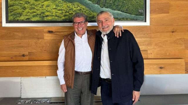 Ricardo Monreal y Adán Augusto López vuelven a ser amigos