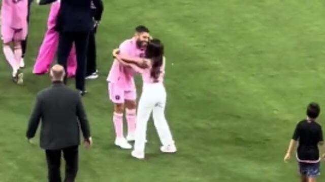 Jordi Alba y Antonela Roccuzzo