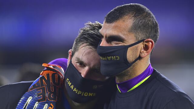 André-Pierre Gignac y Nahuel Guzmán