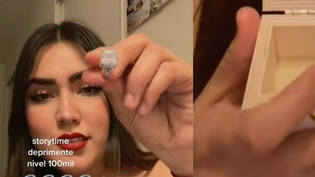 Presume su cofre con anillos de compromiso de sus ex