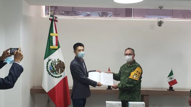 Donación de cubrebocas