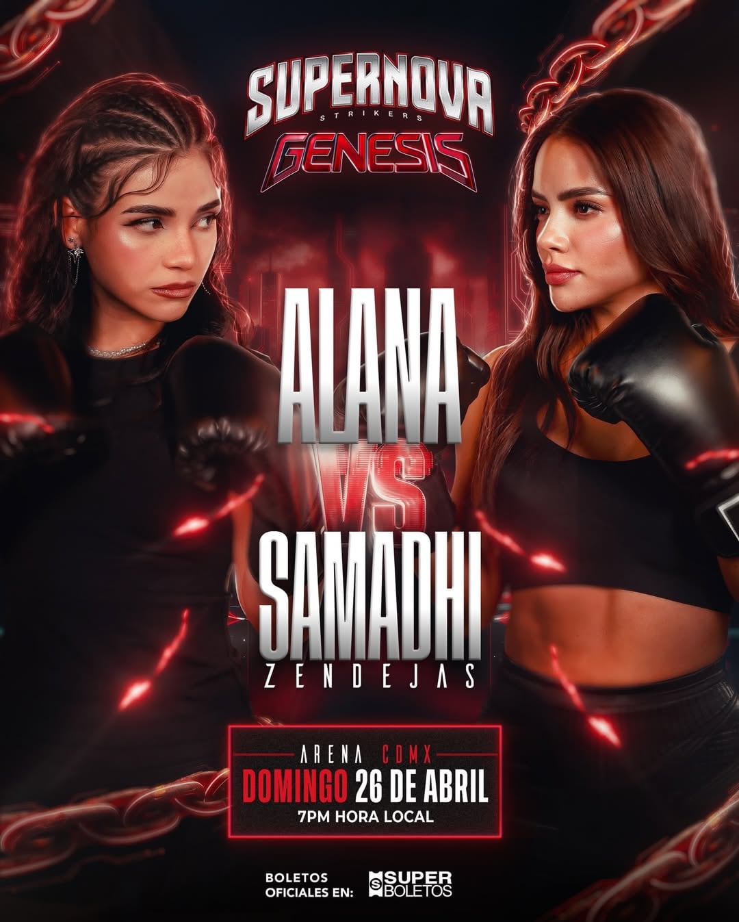 Alana Flores VS Samadhi Zendejas en Supernova: Génesis