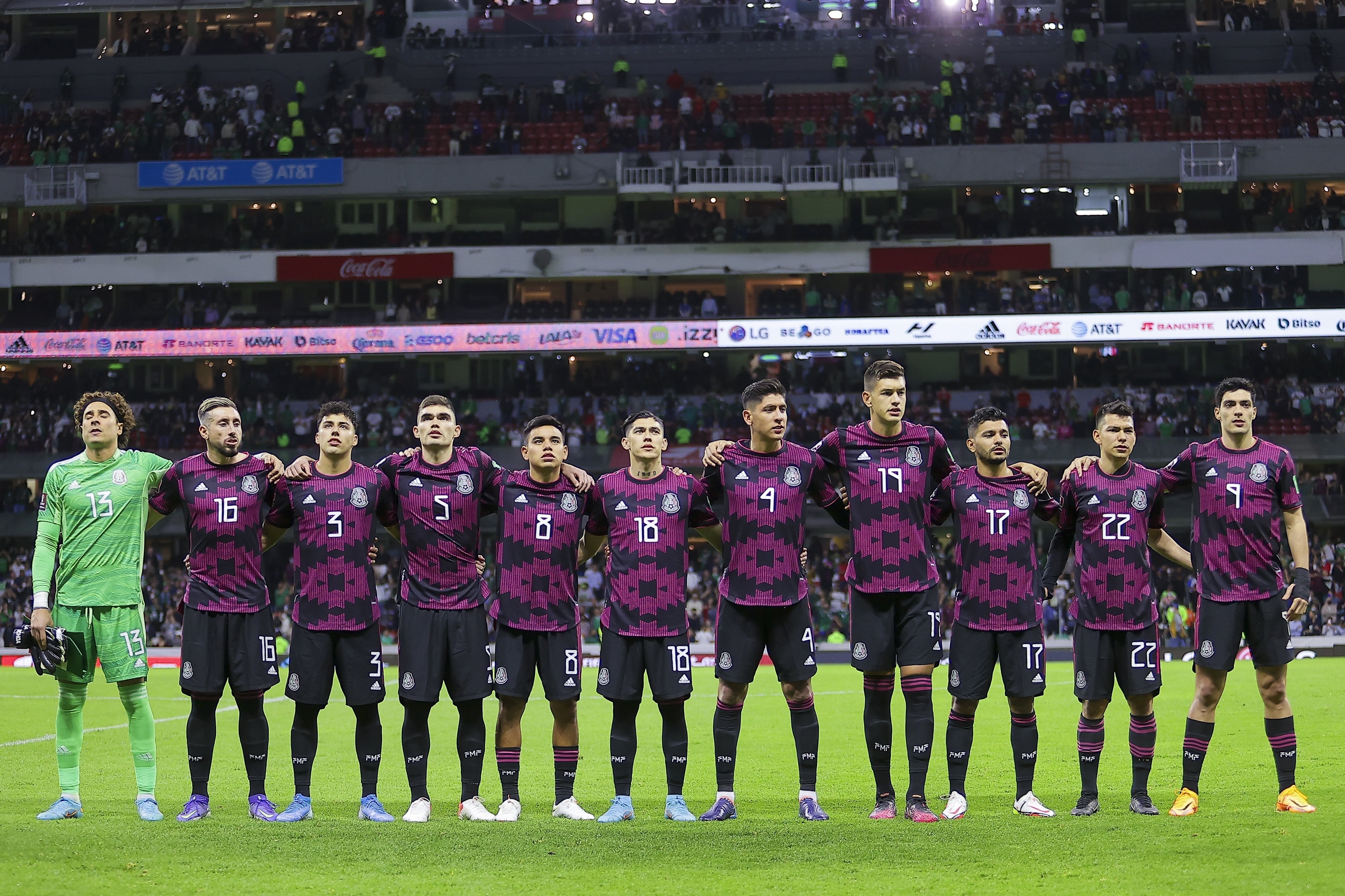 Selección Mexicana en el duelo ante Estados Unidos