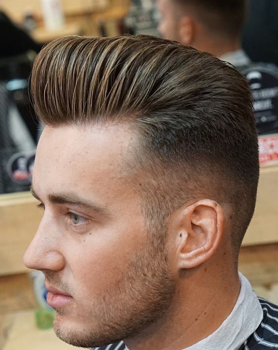Pompadour, corte de cabello para hombre