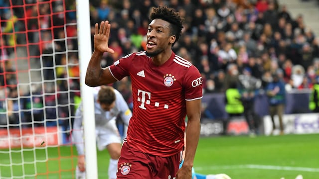Kingsley Coman con el Bayern Múnich