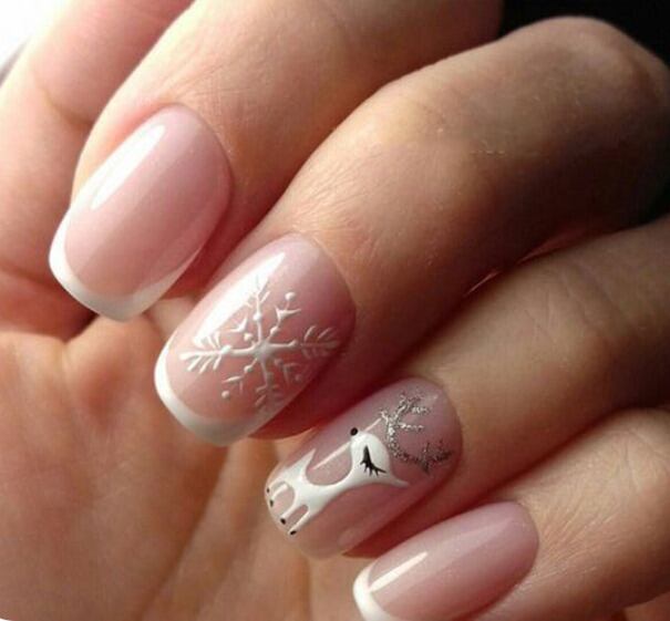 Uñas de Navidad en tendencia