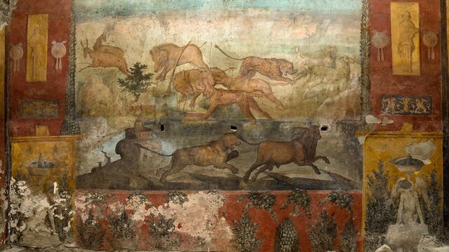 Pinturas de Pompeya restauradas