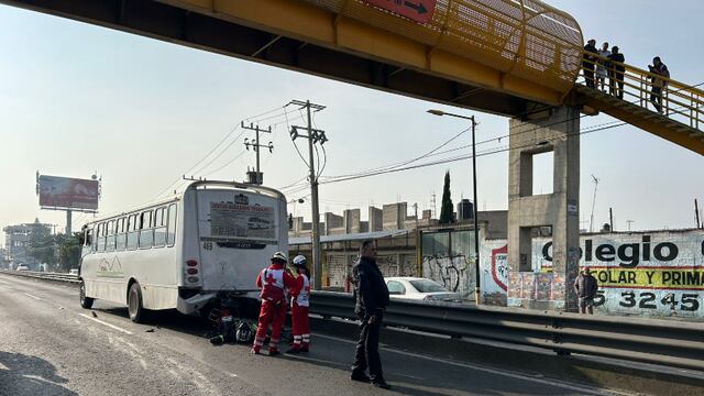 Motociclista muere en la autopista México-Puebla