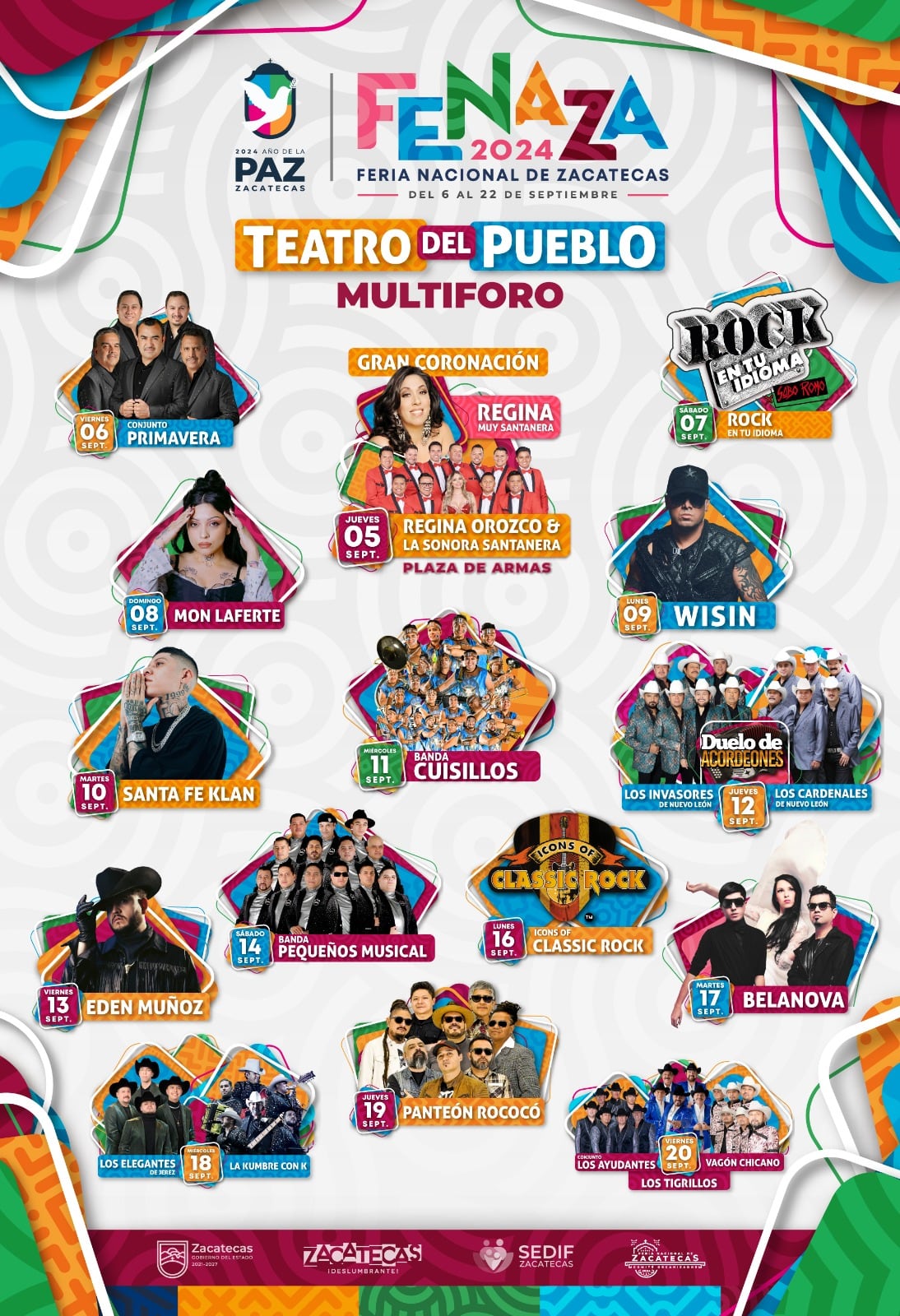 Cartel Feria Nacional de Zacatecas 2024