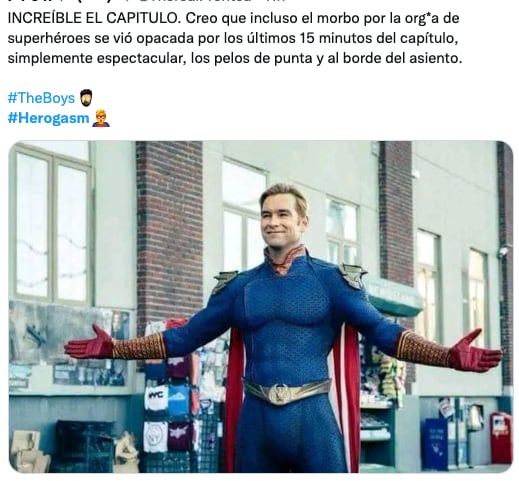 Fans reaccionan a 'Herogasm' de 'The Boys'