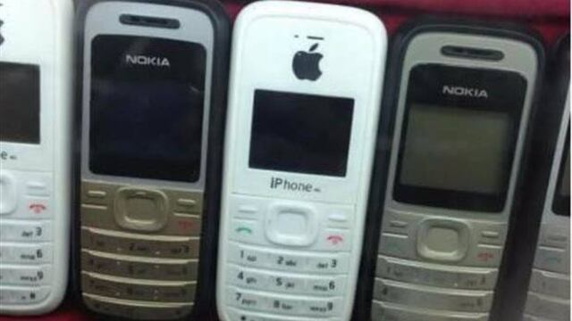 Las imitaciones de los productos Apple son muy populares en China.