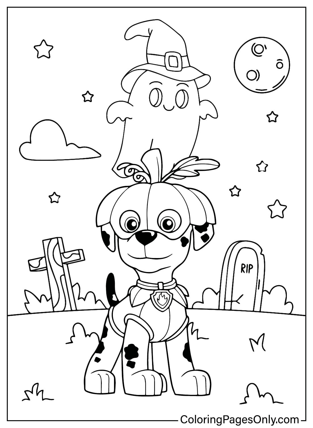 Dibujos de Paw Patrol Halloween