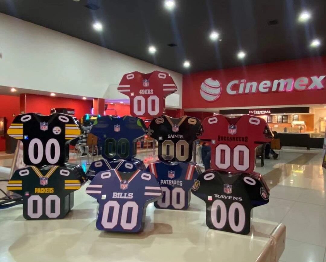 Coleccionables de la NFL en Cinemex