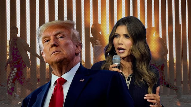 Kristi Noem destacó la cifra récord de migrantes cruzando de forma ilegal en lo que va de la presidencia de Donald Trump